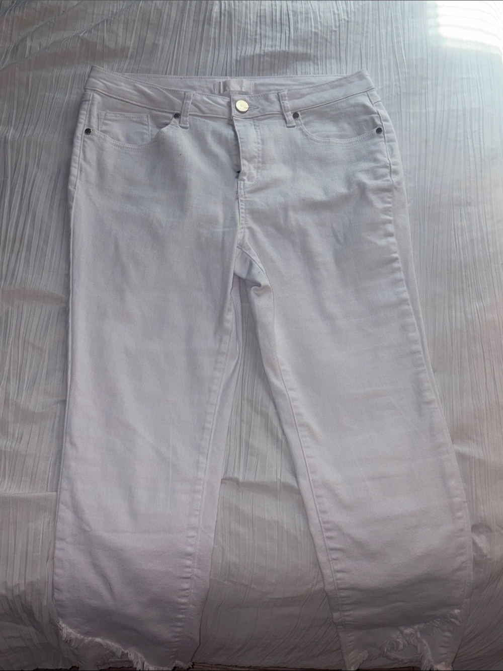 White Jeans (Women’s size 12) - Picture 6 of 7